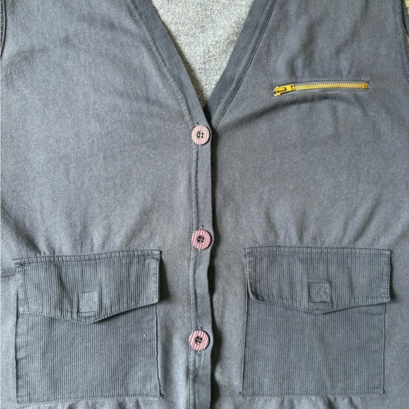 Vintage Par Kates Multi Pocket Button-up Light Vest Size XL - Picture 4 of 4
